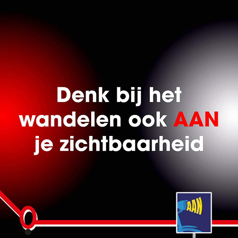 Plaatje zichtbaar in het donker