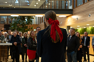 foto van de nieuwjaarsreceptie