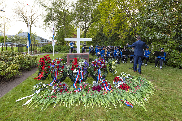 Foto Herdenking 4 mei in 2024
