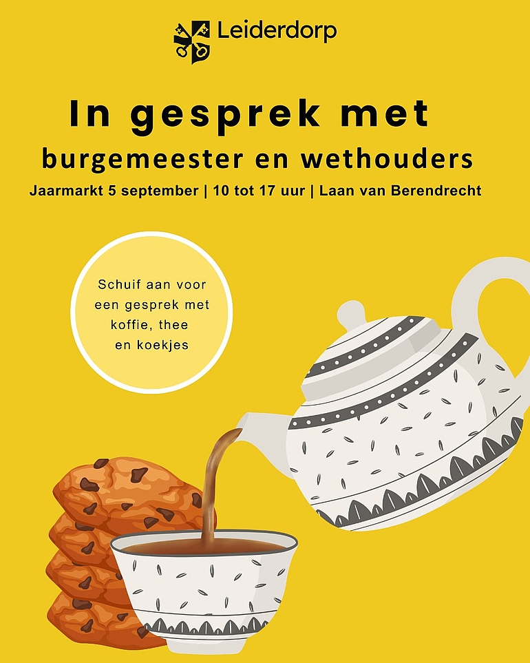 Flyer 'in Gesprek met'