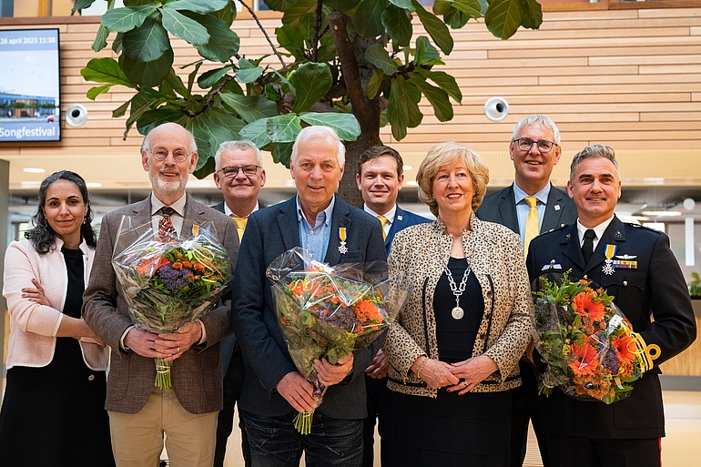 De gedecoreerden van Leiderdorp