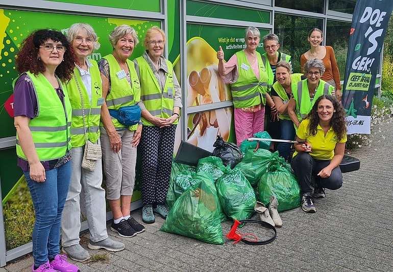 Foto vrijwilligers World Cleanup Day