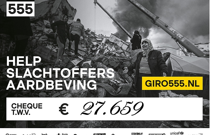 Cheque aan giro 555