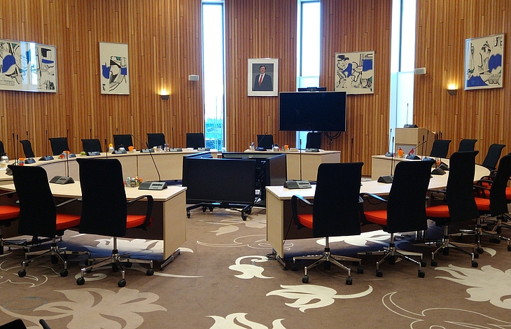 Foto van raadszaal