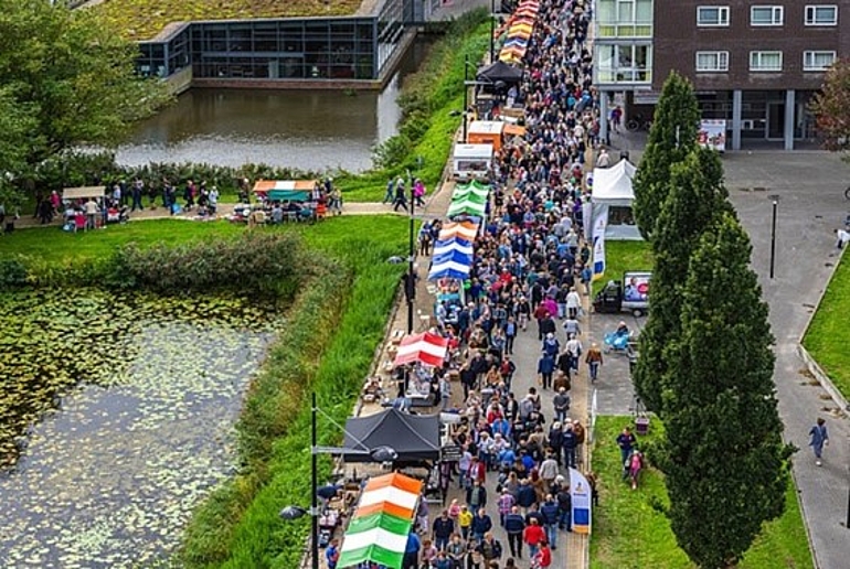 Foto jaarmarkt Leiderdorp