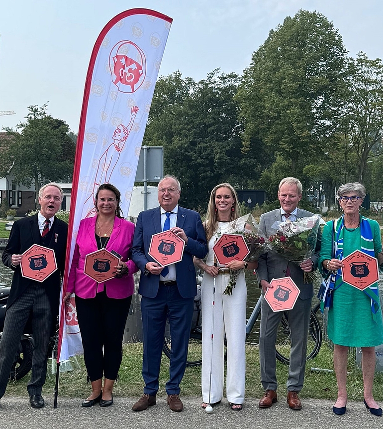 Bestuurders op foto