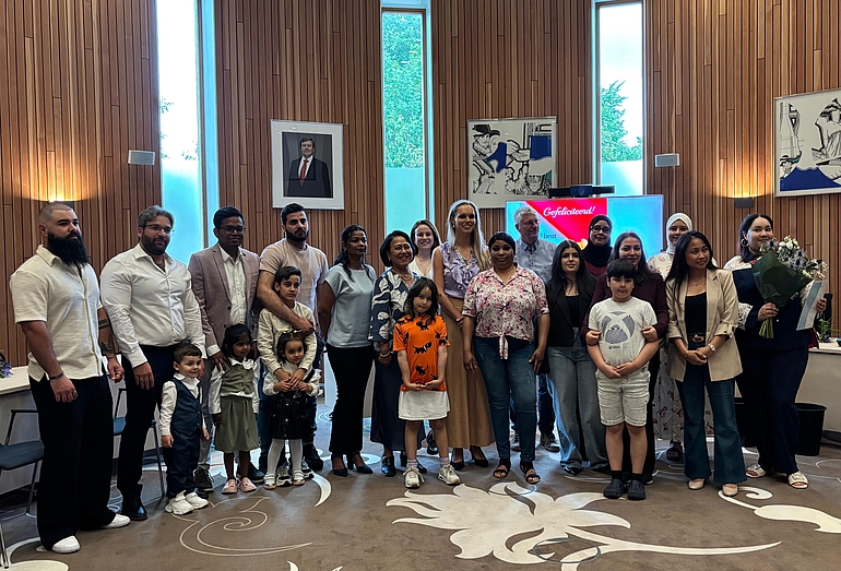 Foto naturalisatieceremonie