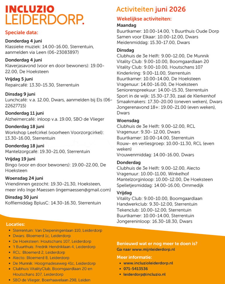 Meer informatie is te vinden op https://www.incluzioleiderdorp.nl/